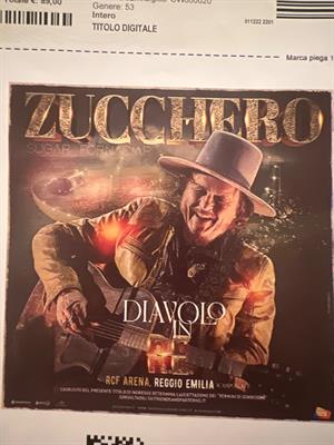 Concerto Zucchero Reggio Emilia 10 giugno
