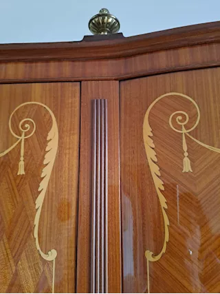 ARMADIO VINTAGE ANNI '70 ARTIGIANATO ITALIANO, in legno - Foto 6