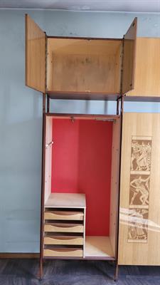 Armadio con libreria e scrivania modello Vittorio Dassi - Foto 4