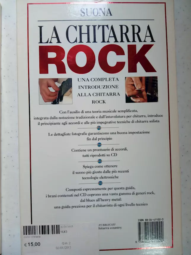 Foto 2 Corso di chitarra rock e country contiene CD e illustrazioni