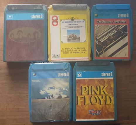 Lotto Stereo 8 5 pezzi Beatles John Lennon Pink Floyd