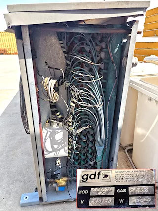 Evaporatore bassa temperatura da 30kw usato, marca GDF - Foto 3