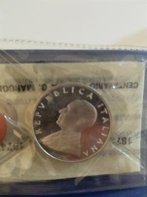 500 lire argento Guglielmo Marconi - 1974 - Foto 2