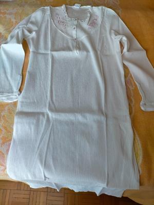 Camicia da notte manica lunga 100% cotone - Foto 2