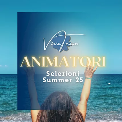 Vivateam Ricerca Animatori per L'Estate 2025
