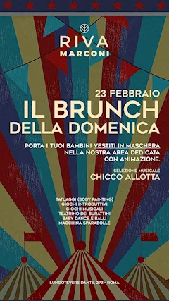 Domenica Pranzo Con la famiglia RIVA MARCONI info 3391047611