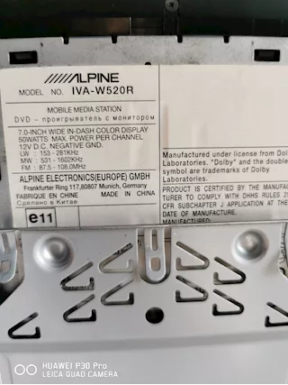 Alpine ivaw520r