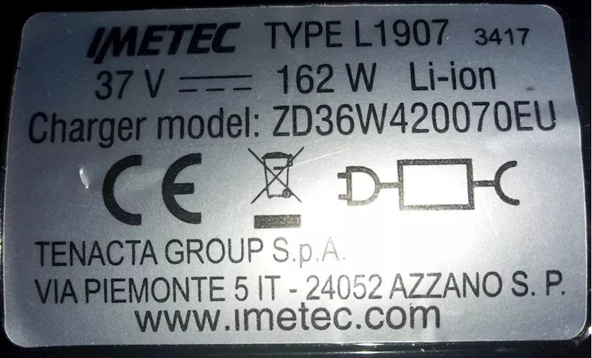 Aspirapolvere Imetec a batteria L1907 - Foto 6