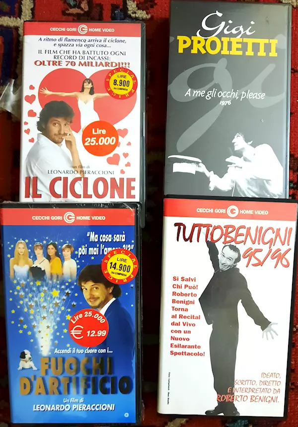 VHS originali COMMEDIE COMICHE (4