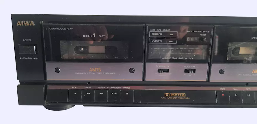 Foto 3 Aiwa deck cassette AD WX515
