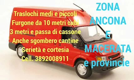 Piccoli traslochi fra Macerata e Ancona